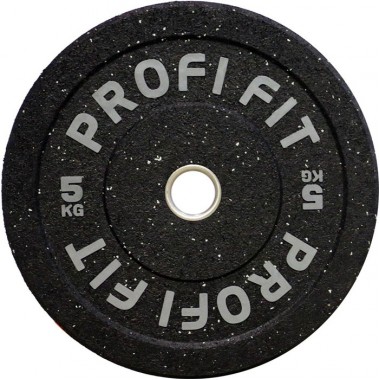 Диск для штанги HI-TEMP с цветными вкраплениями, PROFI-FIT D-51, 5 кг