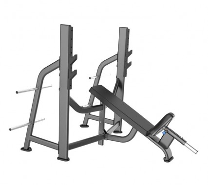 E-7042 Скамья-стойка для жима под углом вверх (Olympic Bench Incline)