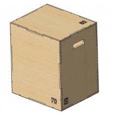 Универсальный PLYO BOX фанера, PROFI-FIT, 3 в 1, 50-60-75 см