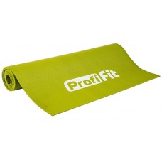 Коврик для йоги и фитнеса PROFI-FIT, 4 мм, ПРОФ ПЛЮС (светло-зеленый)