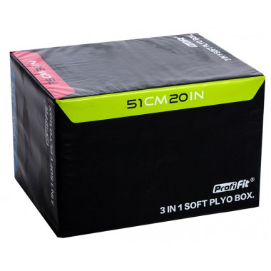 Универсальный SOFT PLYO BOX, PROFI-FIT, 3 в 1, 51-61-75 см